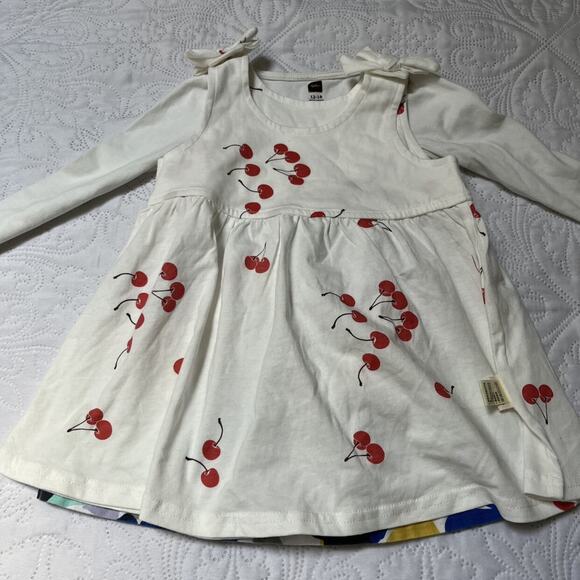 Pure Born Cherry Print Dress 18m - Picture 8 of 8